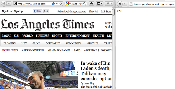 Arrays and the document object model (Reference Only)