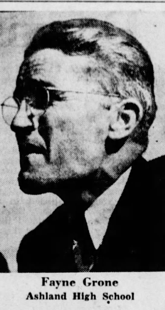 Coach Fayne Grone
