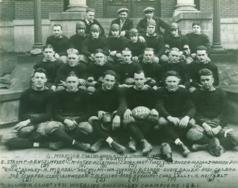 Ohio County Public Library article titled A Sandlot History of Upper Ohio Valley Football