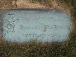 Gravestone for Samuel McGarvey at Glen Rest Memorial Estate