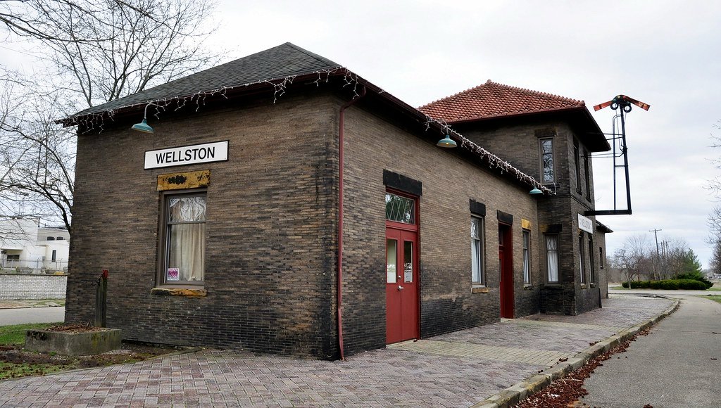 Wellston train station building