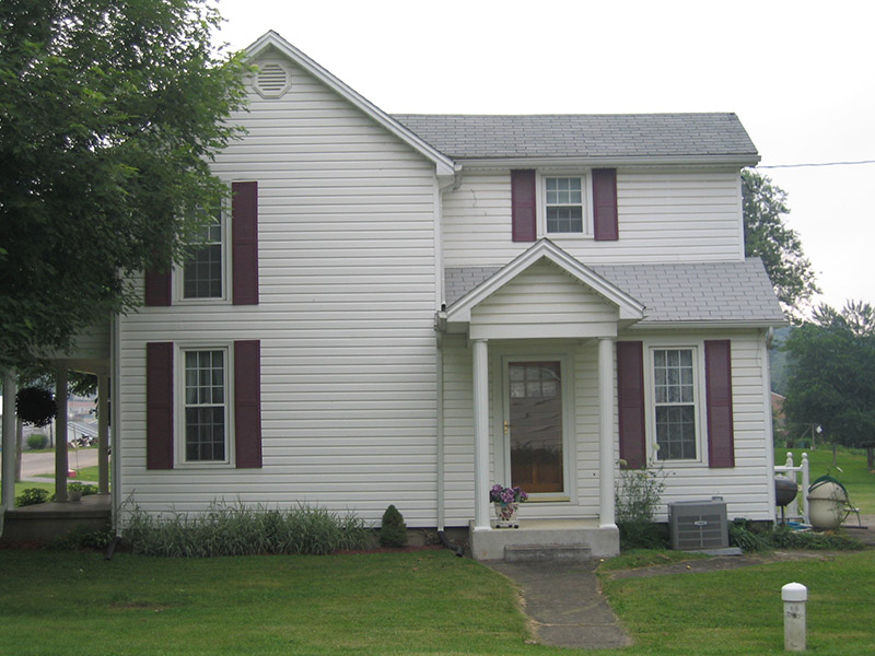 Side view of 503 C Street McGarvey house
